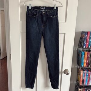 Judy Blue Dark Blue Skinny Jeans Size 7 EUC
